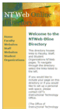 Mobile Screenshot of ntweb.deltastate.edu