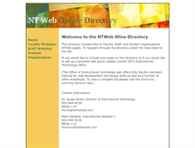 Tablet Screenshot of ntweb.deltastate.edu